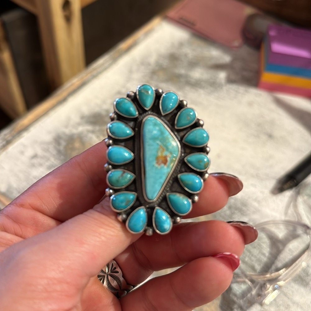 Leon Martinez turquoise ring